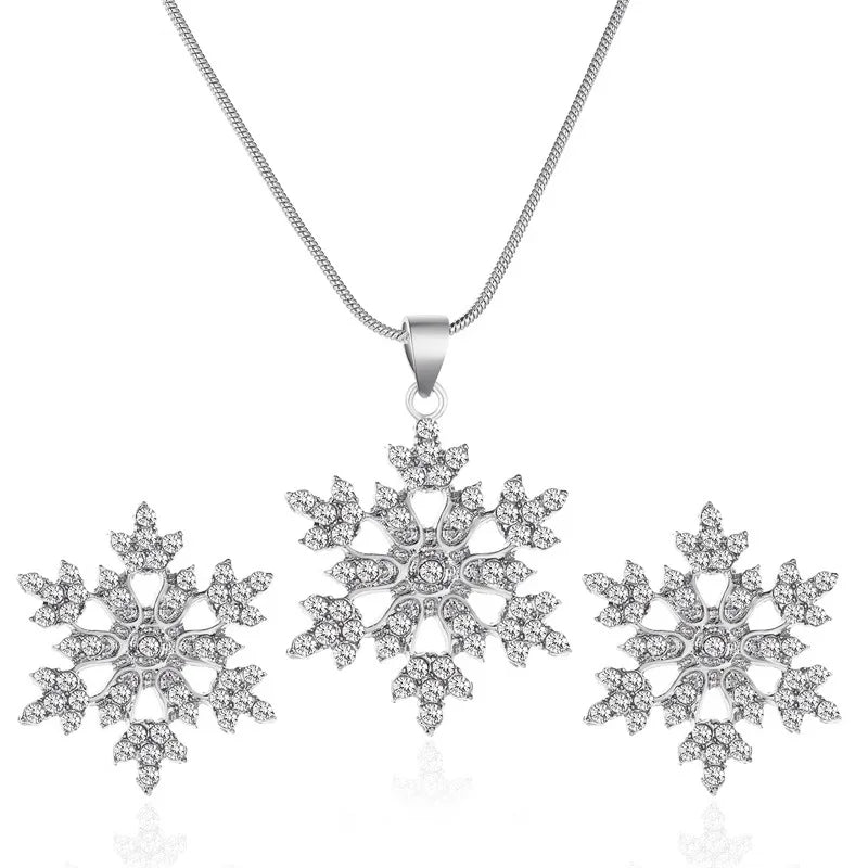 Festive Frost Collection white snowflake